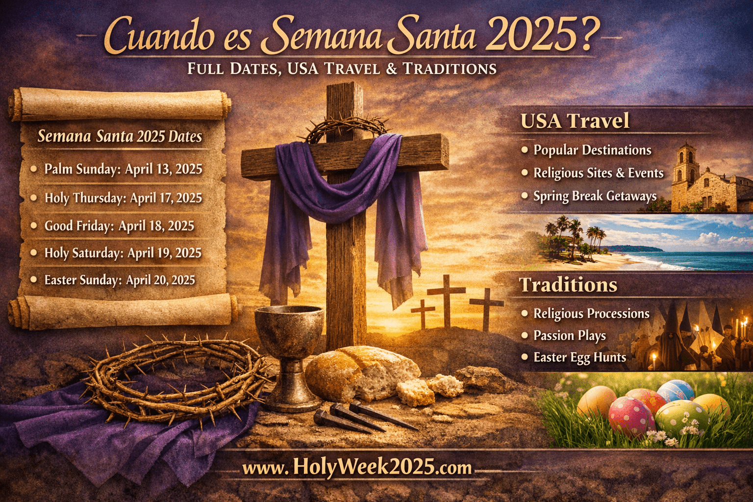 Cuando es Semana Santa 2025