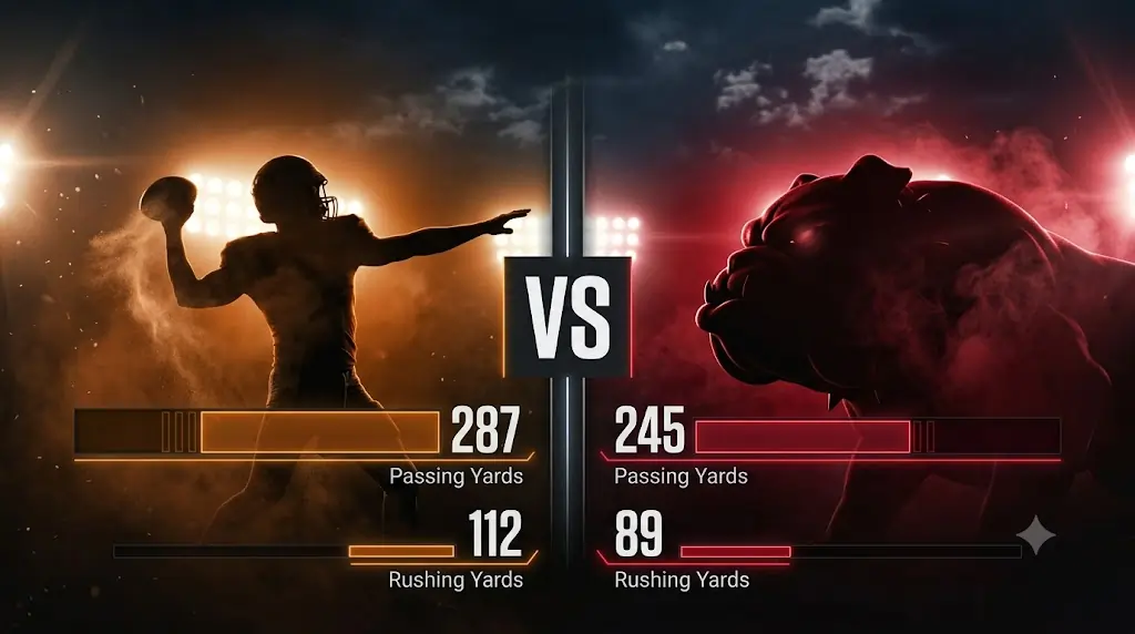 texas longhorns football vs georgia bulldogs football match player stats