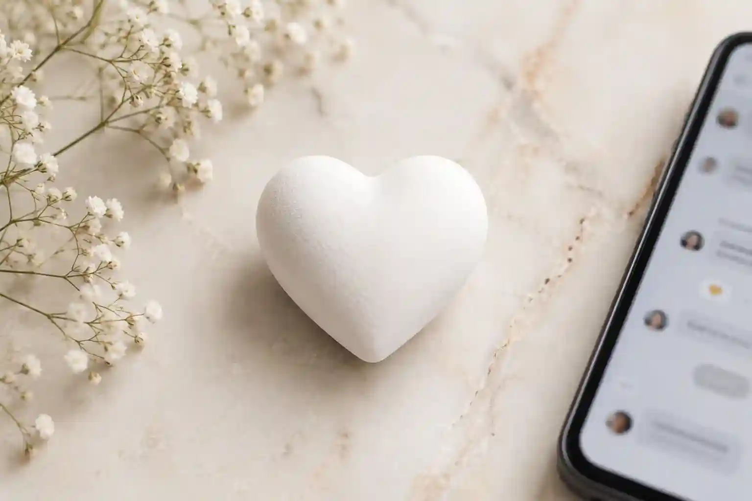 white heart meaning
